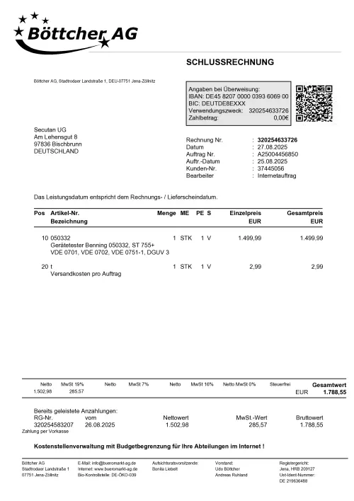 Thumbnail: 2025-08-27_2025-08-27_WG- Ihre Rechnung 320254633726 von der Böttcher AG
