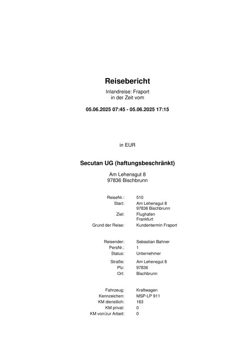 Thumbnail: 2025-06-05_2025-06-05_Reisekostenbericht, ReiseNr. 510, Sebastian Bahner