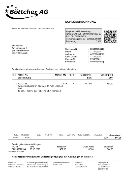 Thumbnail: 2025-10-21_2025-10-21_Fw- Ihre Rechnung 320255796944 von der Böttcher AG