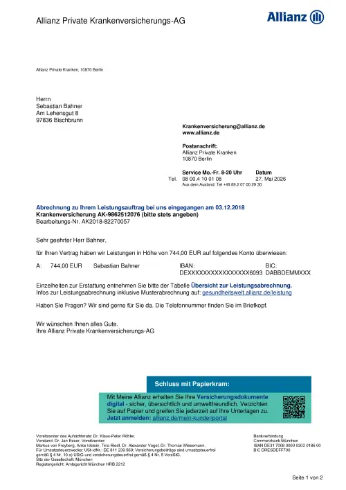 Thumbnail: 2026-05-27_Leistungsabrechnung_Krankenversicherung_AK2018-82270057_2026-05-27
