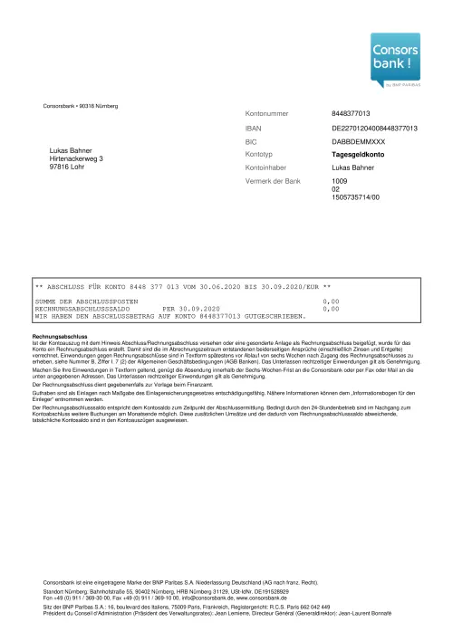 Thumbnail: 2020-06-30_2020-06-30_KONTOABSCHLUSS_TAGESGELDKONTO_8448377013_dat20200930_id914393479