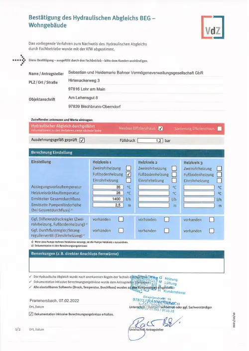 Thumbnail: 2022-02-07_2022-02-07_2022-11-07_Bestätigung des Hydraulischen Abgleichs BEG - Wohngebäu