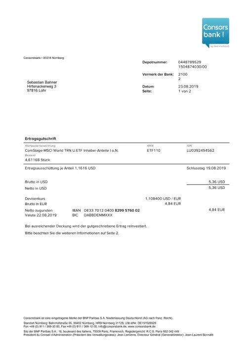 Thumbnail: 2019-08-23_2019-08-23_ERTRAGSGUTSCHRIFT_448789529_wknETF110_dat20190823_id801110415_01